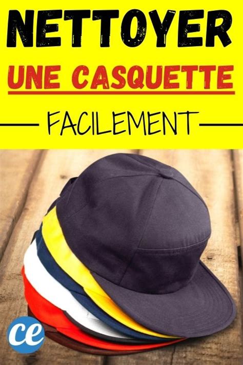 Un truc pour laver vos casquettes 